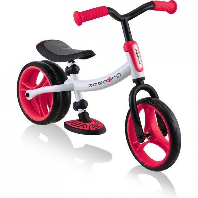 Беговел GLOBBER GO BIKE DUO Бело-красный 614-202