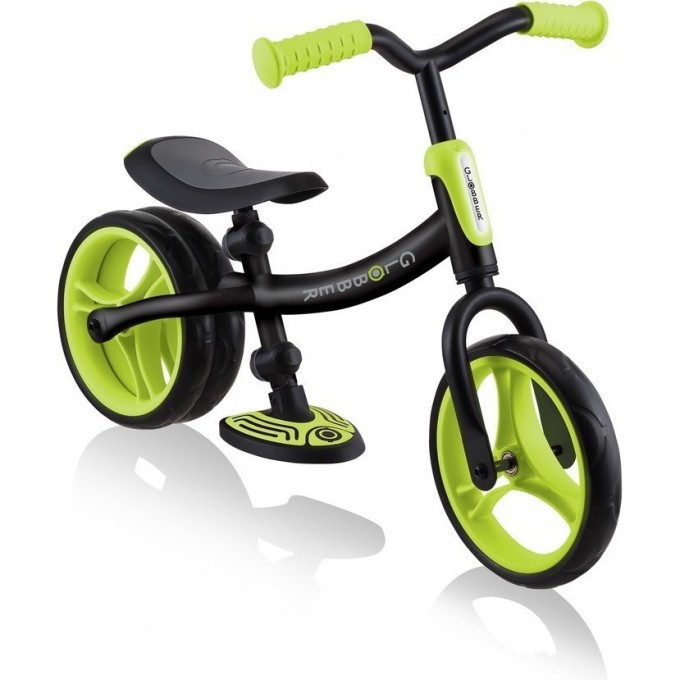 Беговел GLOBBER GO BIKE DUO Черно-зеленый 614-106