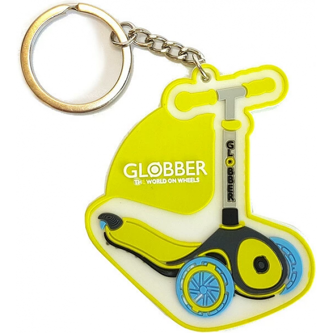 Брелок для ключей GLOBBER в форме самоката, зеленый 581-008
