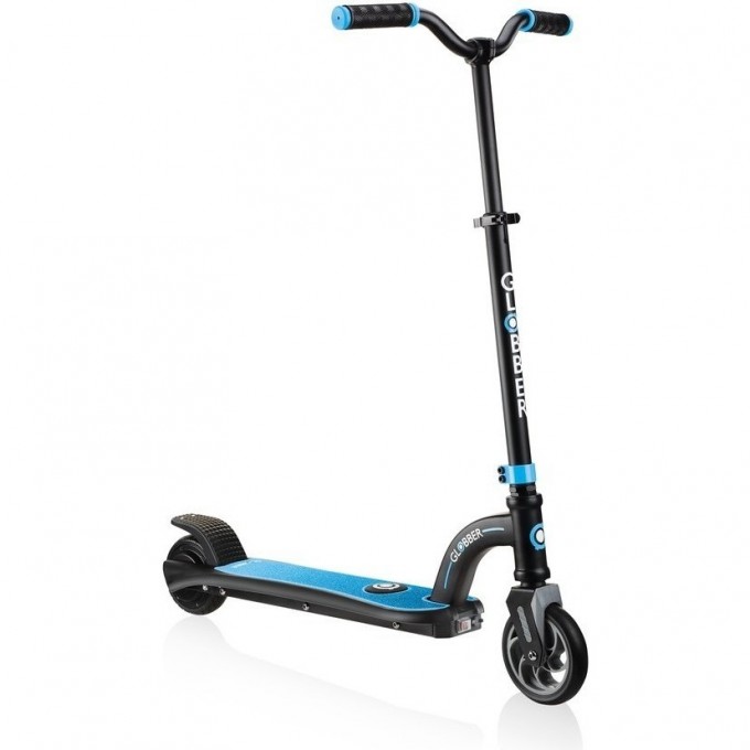 Детский электросамокат GLOBBER ONE K E-MOTION 10 Черно-голубой 650-101