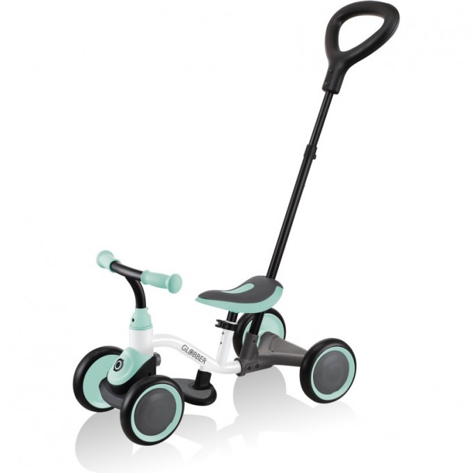 Каталка-беговел GLOBBER LEARNING BIKE 3 в 1, бело-мятный 638-206