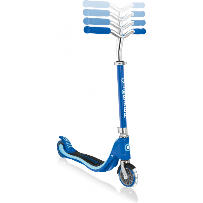 Самокат GLOBBER FLOW 125 LIGHTS голубой 772-100
