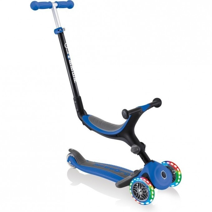 Самокат GLOBBER GO UP FOLDABLE LIGHTS Синий 643-100