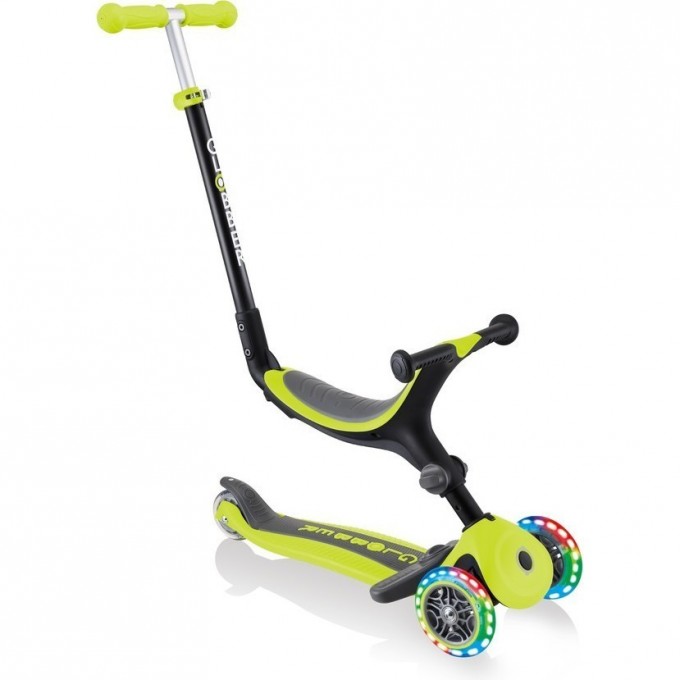 Самокат GLOBBER GO UP FOLDABLE LIGHTS Зеленый 643-106