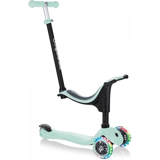 Самокат GLOBBER GO UP SPORTY LIGHTS мятный 452-206-3 S