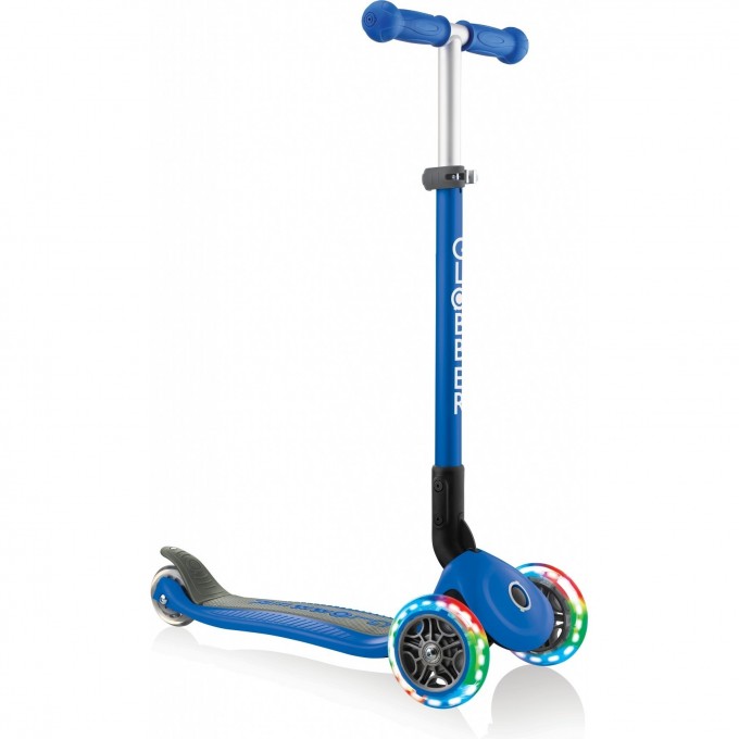 Самокат GLOBBER JUNIOR FOLDABLE FANTASY LIGHTS Синий 433-100