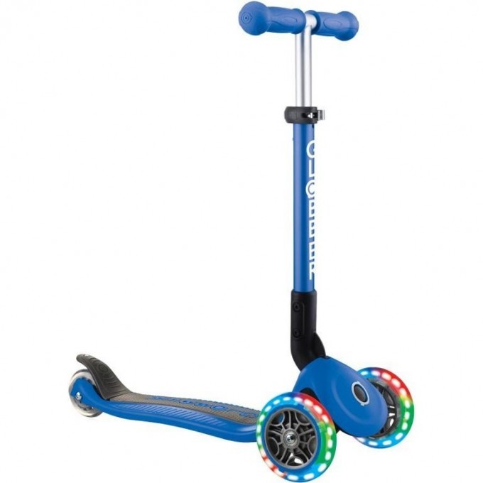 Самокат GLOBBER JUNIOR FOLDABLE LIGHTS Синий 437-100