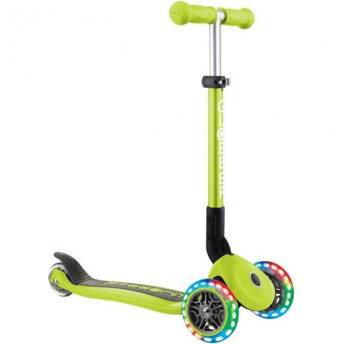 Самокат GLOBBER JUNIOR FOLDABLE LIGHTS Зеленый 437-106