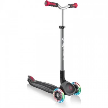 Самокат GLOBBER MASTER LIGHTS, складной Черный