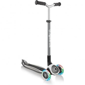 Самокат GLOBBER MASTER LIGHTS, складной Серый