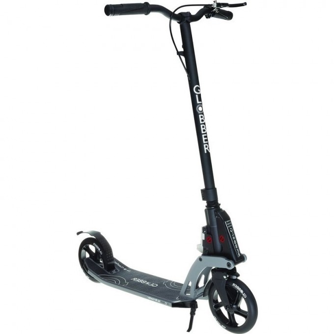 Самокат GLOBBER ONE K 180 с ручным тормозом Черный 499-190