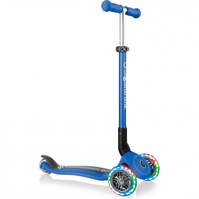Самокат GLOBBER PRIMO FOLDABLE FANTASY LIGHTS - синий 434-100