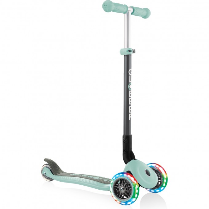 Самокат GLOBBER PRIMO FOLDABLE LIGHTS Мятный 432-206-2