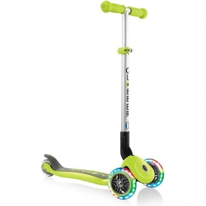 Самокат GLOBBER PRIMO FOLDABLE LIGHTS Зеленый 432-106-2