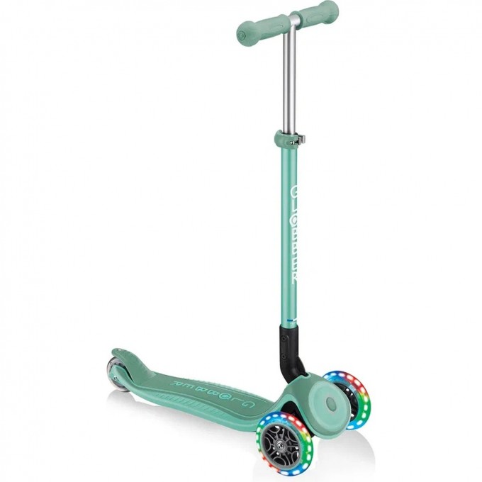 Самокат GLOBBER PRIMO FOLDABLE PLUS LIGHTS V2 Мятный 439-706-2