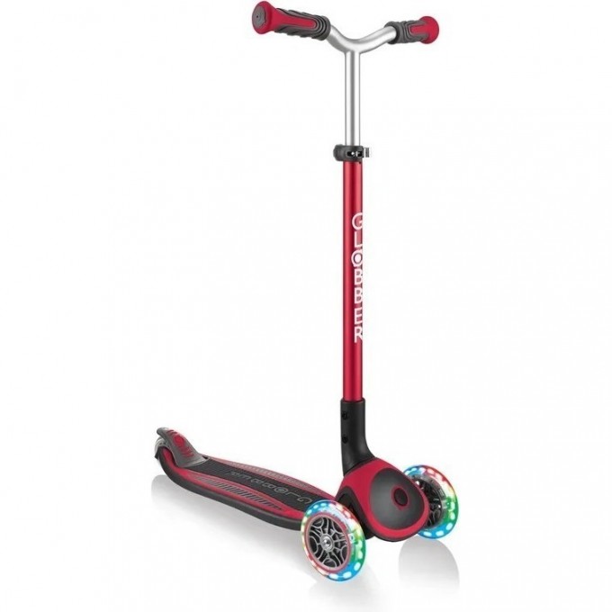 Самокат складной GLOBBER MASTER LIGHTS красный 662-102-2