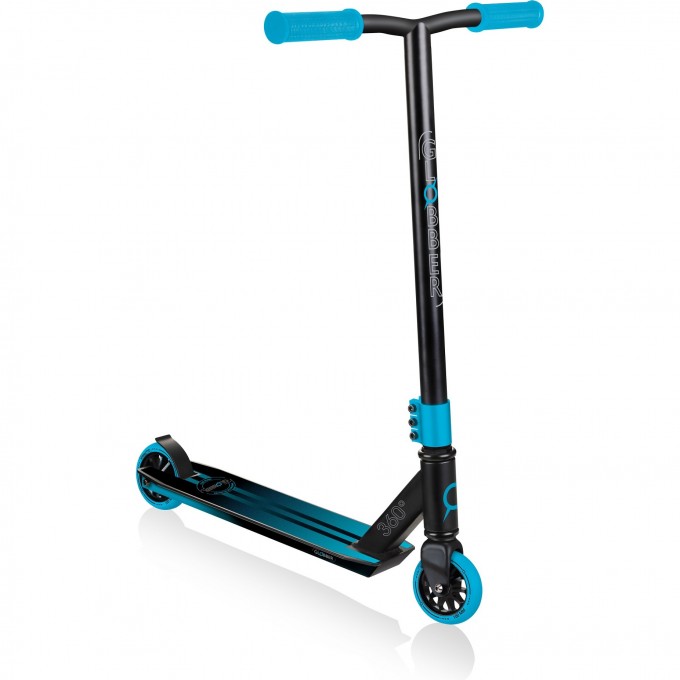 Самокат трюковой GLOBBER GS 360 черно-голубой 620-101-3