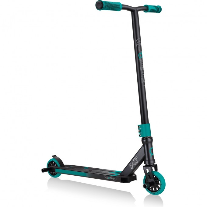 Самокат трюковой GLOBBER GS 540 2022 черно-бирюзовый 622-105-3