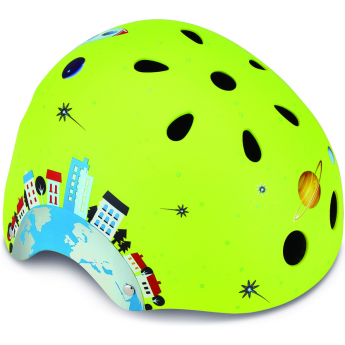 Шлем GLOBBER PRINTED JUNIOR XXS/XS Зеленый