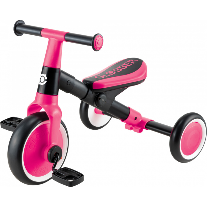 Велосипед-беговел GLOBBER LEARNING TRIKE (2 IN 1) красный 735-110