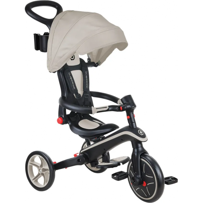Велосипед-беговел GLOBBER TRIKE EXPLORER FOLDABLE 4 в 1 Taupe 732-466