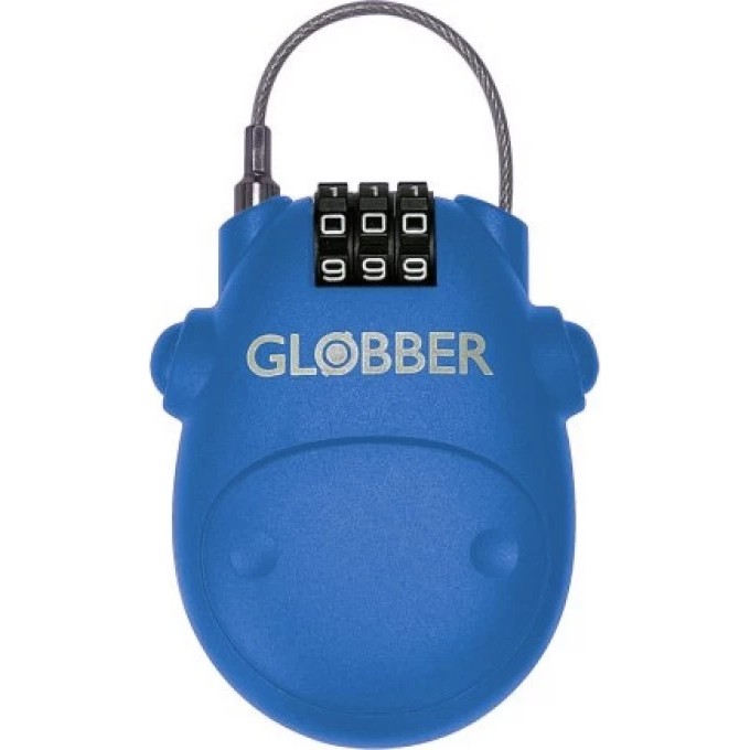 Замок-трос GLOBBER LOCK синий 532-100