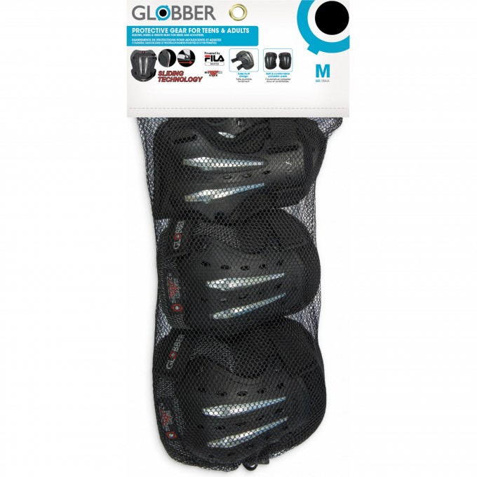 Защита GLOBBER PROTECTIVE FILA JUNIOR XS (-25KG+) черный 543-120